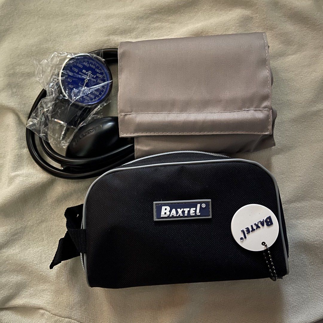 Brand new BAXTEL SET (Category: Medical Supplies & Tools) located in Taguig. Submitted by shop.reese (Listing ID 1439484064, Image 2). Description: Sphygmomanometer & stethoscope With freebie 💌 Feel free to send me msg if there’s any questions 💌 📍Taguig city .