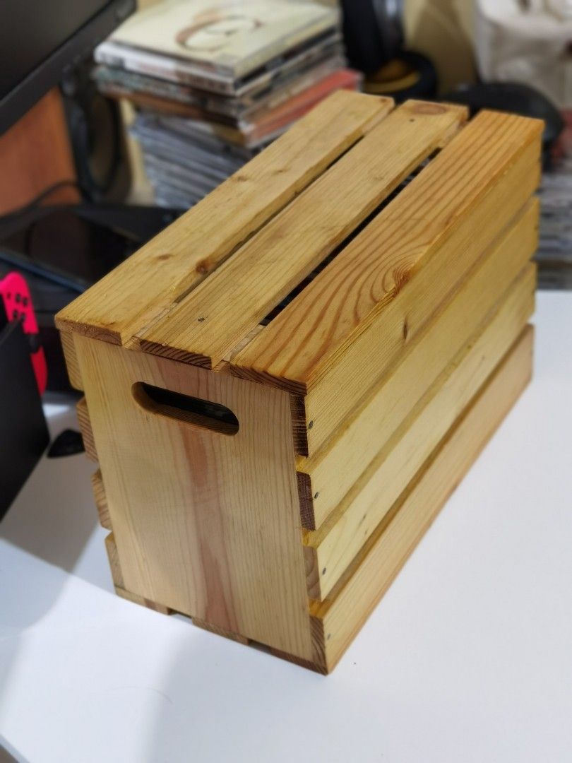 CD Storage (Category: Storage Boxes & Baskets) located in Manila. Submitted by daying08 (Listing ID 1439566137, Image 2). Description: CD STORAGE (PRE-LOVED) 🚫 CDs NOT INCLUDED PRICE: 350 PESOS EACH DIMENSIONS: 5.5in x 12in x 7.5in CAN FIT 27 CD JEWEL CASE SAMPALOC MANILA AREA.