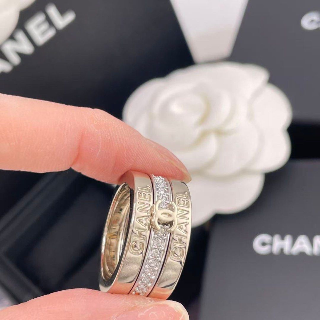 Chanel* 26 3 Ring Stack, Women's Fashion, Jewelry & Organisers, Rings ...