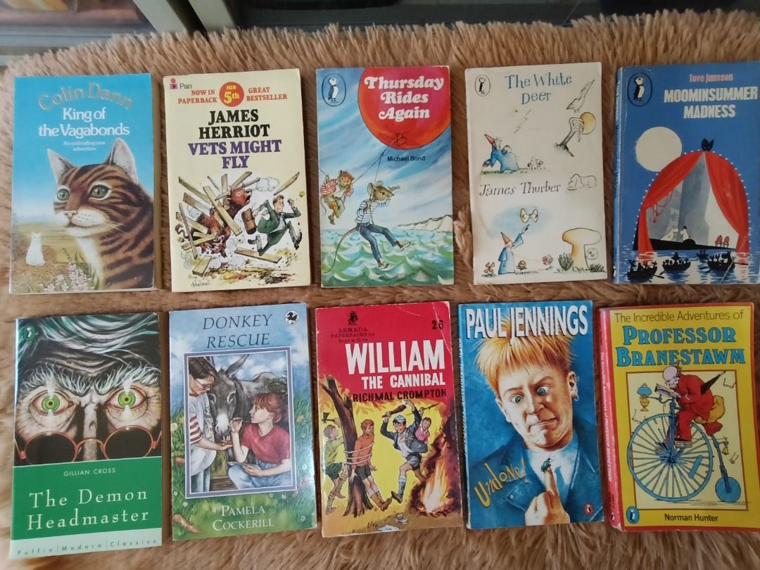 Children's Classics and Other Books (Category: Storybooks) located in Las Pinas. Submitted by prelovedreads1 (Listing ID 1439435930, Image 2). Description: Children's Classics and Other Books (pocketbook size) For P75 each! 1. Around the World in Eighty Days 2. What Katy Did 3. The Railway Children 4. The Jekyll and Mr. Hyde 5. The Kings of Vagabonds 6. James Herriot Vets Might Fly 7. Thursday Rides Again 8. The White Deer 9. Moominsummer Madness