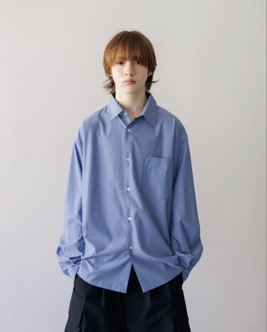 トップス clesste STRIPED CITY L/S KNIT SHIRTS Clesste STRIPED CITY L/S KNIT SHIRTS, 他的時尚, 上衣與西裝, 襯衫在