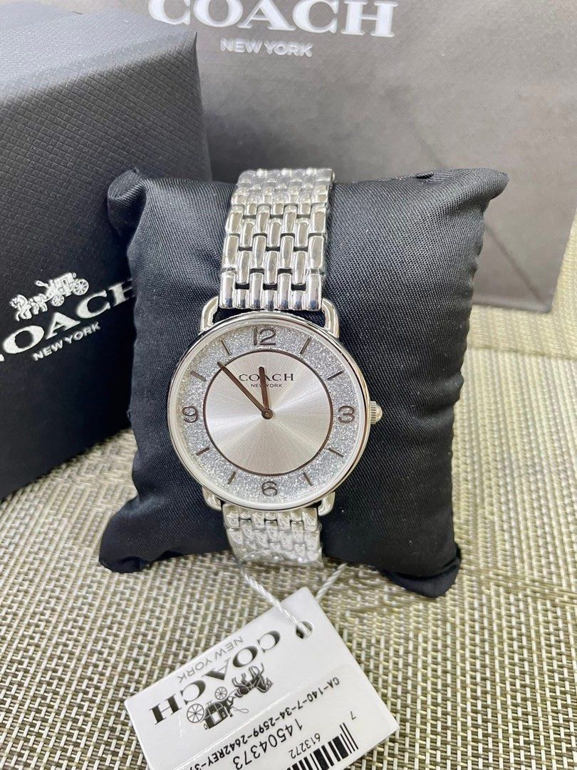 🇺🇸Coach Watch🇺🇸 (Category: Women's Watches) located in Manila. Submitted by bagsandmanymanymore1 (Listing ID 1439605536, Image 2). Description: Coach Watch Size 36mm Stainless steel Box, paperbag and tag price Actual photo posted Please read before you order 👉🏻❗️Payment first before shipping ❗️Cut off time of payment 11am sameday delivery ❗️NO MEET UP / NO PICK UP ❗️ORDER CANNOT BE CANCELLED ❗️PLEASE DON’T BUY IF YOU ARE IN DOUBT ❗️NO RETUR