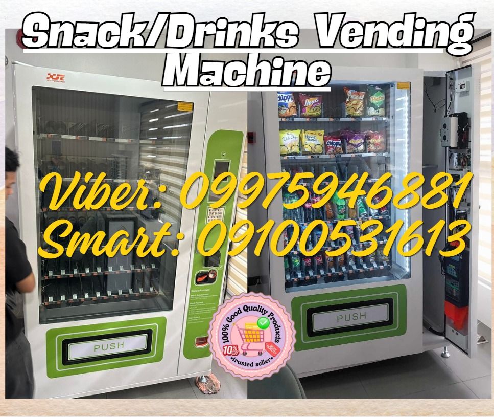 Cooling Snack and Drinks Vending Machine Brand New (Category: Home Improvement Tools & Accessories) located in Manila. Submitted by marielhyn-09975946881 (Listing ID 1439481714, Image 1). Description: 🔥 AVAILABLE TODAY!! READY FOR DELIVER OR PICK UP 💥 📍 HURRRYYYY!!! ORDER NOW!!! & GET LESS DISCOUNT✨ ✅ 💯 Guaranteed Seller ✅High Quality Products ✅ 💯 Legit Distributor ✅ Complete Documents ✅ Free Shipping and Handling ✅ 6 Months Warranty 📌 Vend