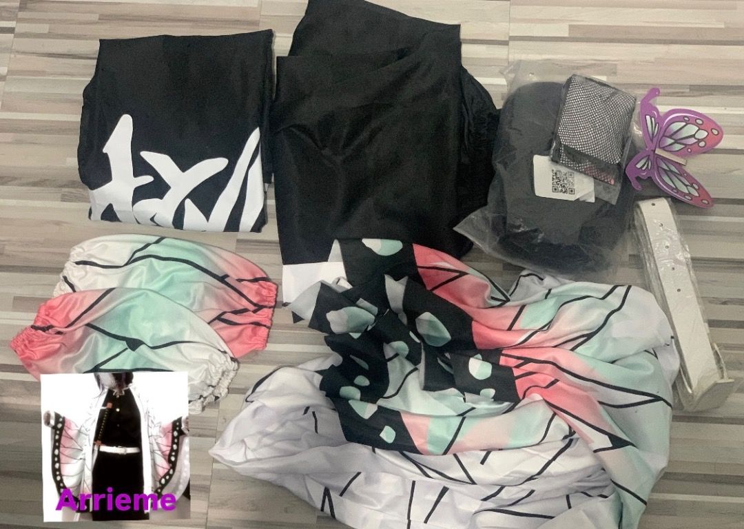 COSPLAY DECLUTTER (Category: Dresses) located in Caloocan City. Submitted by arriemeeeexy (Listing ID 1439595888, Image 1). Description: Hello!! I’m decluttering my cosplay closet!! (Location at Taguig City) NEGOTIABLE Nobara cosplay: * L-XL * clothes only (top and skirt) * 700 pesos * Negotiable Maomao cosplay: * L-XLL * full set garden party outfit (no wig) * accessories: necklace, waist ornament, hairpin, jinshi silver hairstick * 2,000 pesos 