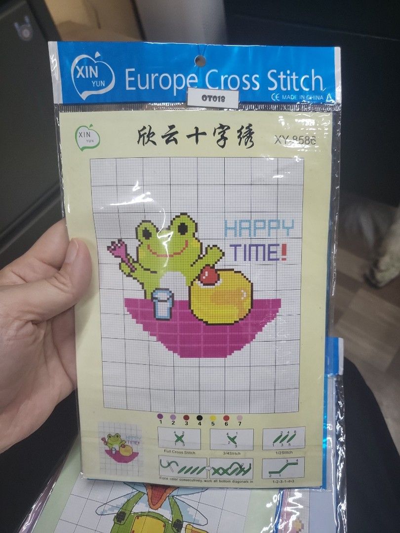 Cross stitching kit (Category: Handmade Craft) located in Caloocan City. Submitted by lynette1977 (Listing ID 1439507884, Image 3). Description: 35 pesos each or get 3 for 100 only.