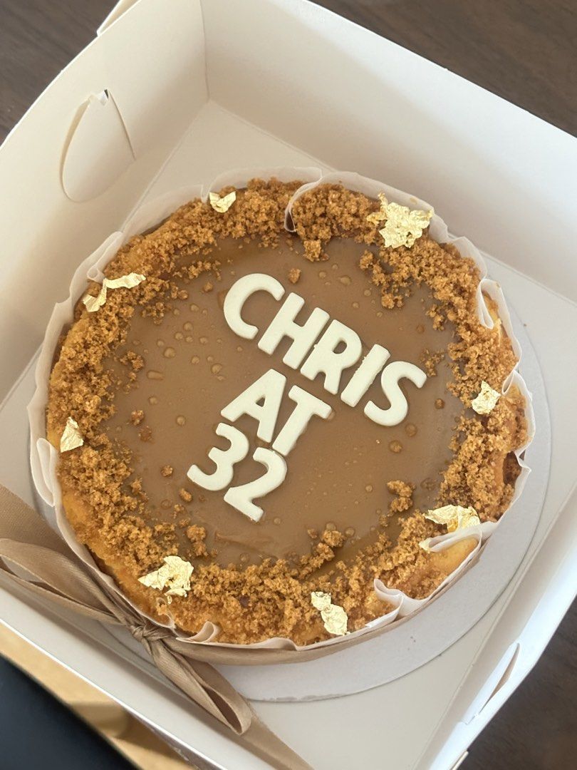 CUSTOMIZE BASQUE BURNT CHEESECAKE (Category: Homemade Bakes) located in Taguig. Submitted by patty31 (Listing ID 1439497403, Image 3). Description: MADE TO ORDER‼️ At least 2-3 days before HOMEMADE BASQUE BURNT CHEESECAKE PLAIN 500 BISCOFF 550 +30 FOR DEDICATION (White chocolate) Location Taguig city.