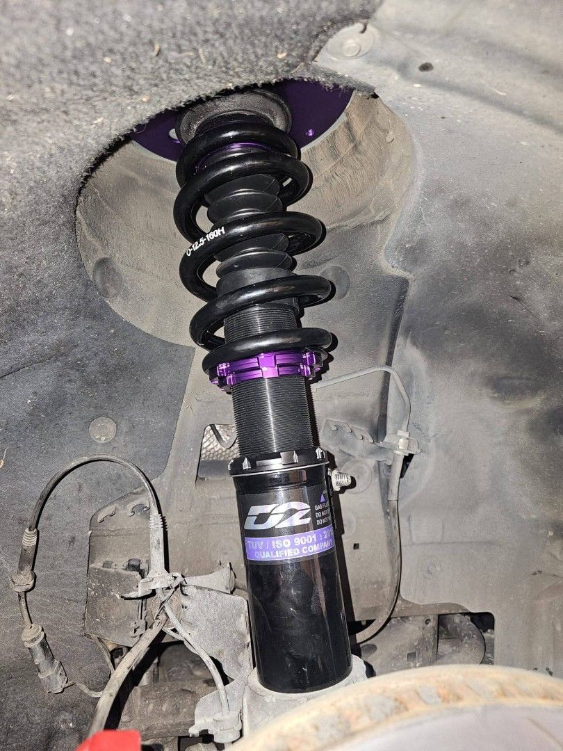 D2 coilover (Category: Suspension & Handling) located in Singapore. Submitted by boostzoneautosports (Listing ID 1439427004, Image 3). Description: D2 Coilover Installation on BMW 328i. Improve your car performance and handling? Contact us for more information: What apps: 9797 8869 Blk 9 Sin Ming Industrial Estate Sector C #01-48 S(575644).