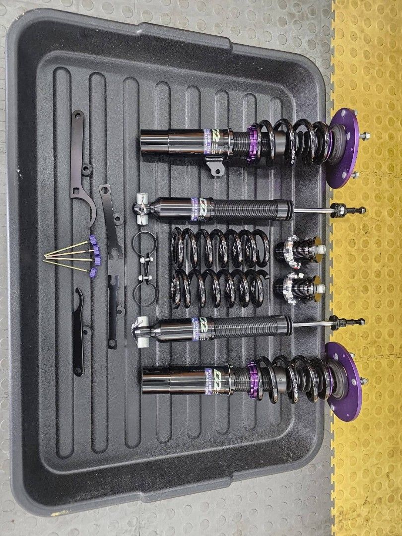 D2 coilover (Category: Suspension & Handling) located in Singapore. Submitted by boostzoneautosports (Listing ID 1439427004, Image 2). Description: D2 Coilover Installation on BMW 328i. Improve your car performance and handling? Contact us for more information: What apps: 9797 8869 Blk 9 Sin Ming Industrial Estate Sector C #01-48 S(575644).