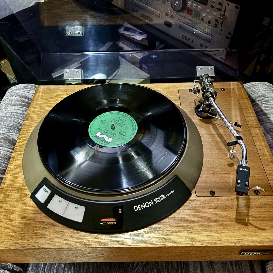 Denon Turntable denon DP-3000 (Category: Other Audio Equipment) located in Marikina City. Submitted by automart (Listing ID 1439464146, Image 1). Description: Denon DP-3000 record player Vintage and collectors model Detachable arm board Grace tonearm Denon headshell Adjustable VTA Grado cartridge Solid wood plinth Heavyduty direct drive turntable .