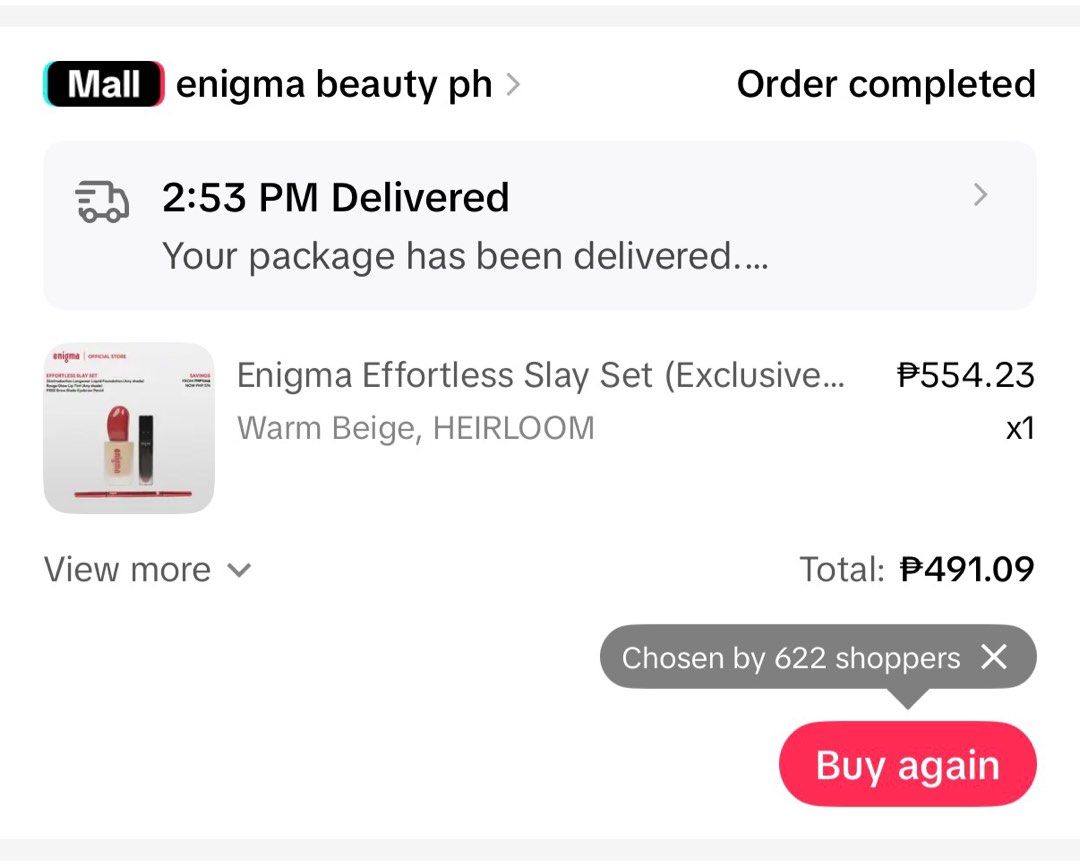 Enigma Foundation (Category: Makeup) located in San Miguel. Submitted by matchalatte23_ (Listing ID 1439504731, Image 3). Description: used 5x only not my shade.