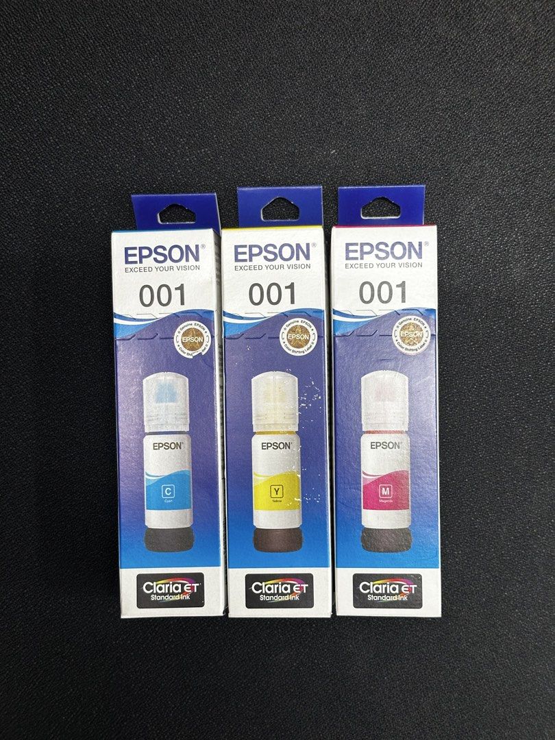 Epson Printer Ink Bottle ink 001 CMY462381298347550720