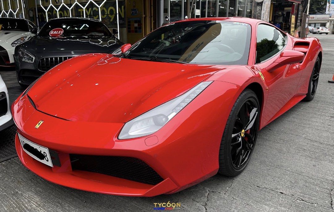Ferrari 488 GTB (A) (Category: Used Cars) located in Pasig City. Submitted by tycoon.cars (Listing ID 1439518408, Image 2). Description: FERRARI 488 GTB - 2017 Model - 2,XXXkms. Original Mileage - 3.9L Twin Turbocharged V8 - Full PPF Installed - Fully Ceramic Coated - SUPER FRESH - BRAND NEW CONDITION - Complete Papers - Filipino Owner We Don’t Sell Cars, We Sell Dreams. BUY•SELL•TRADE•CONSIGN•FINANCING Tycoon Powercars Autocamp #100 Ortigas Aven