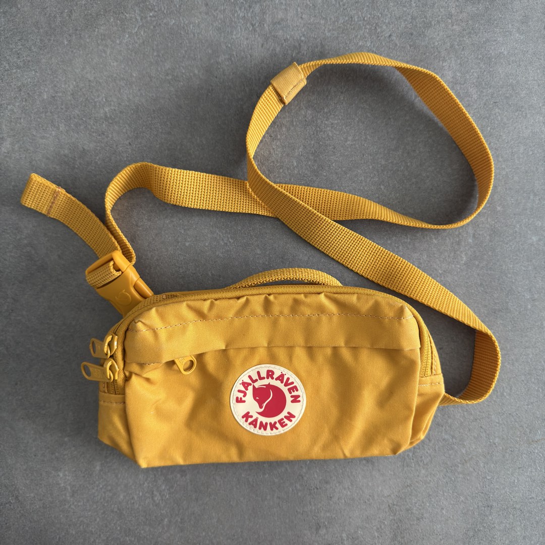 Fjallraven Kanken Hip Pack - Ochre Yellow, Women's Fashion, Bags ...