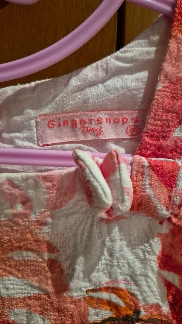 Gingersnaps clothes (Category: Babies & Kids Fashion) located in Mandaluyong City. Submitted by celineong89 (Listing ID 1439451956, Image 3). Description: * still in very good condition, dress is size 24M, top is size 4Y * P300 each * buyer can either do personal pick up or use lalamove/same day delivery courier. cant do j&t since their pick up time is random and im not always at home * location: mandaluyong near snr shaw blvd.