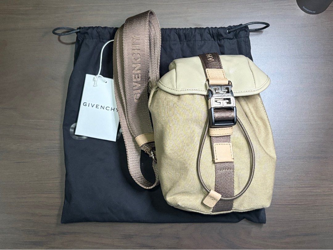 Givenchy Mini 4G Light Backpack (khaki) (Category: Luxury Bags & Wallets) located in Quezon City. Submitted by sellinah (Listing ID 1439530252, Image 1). Description: .