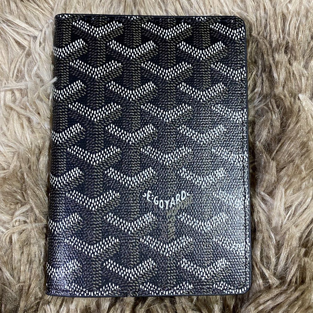 GOYARD PASSPORT HOLDER (black) (Category: Wallets & Card holders) located in San Juan City. Submitted by pattycollection113 (Listing ID 1439577281, Image 1). Description: HELLO WELCOME TO OUR SHOP our product is high quality and onhand. PRODUCT INCLUDES: BOX and DUST BAG..