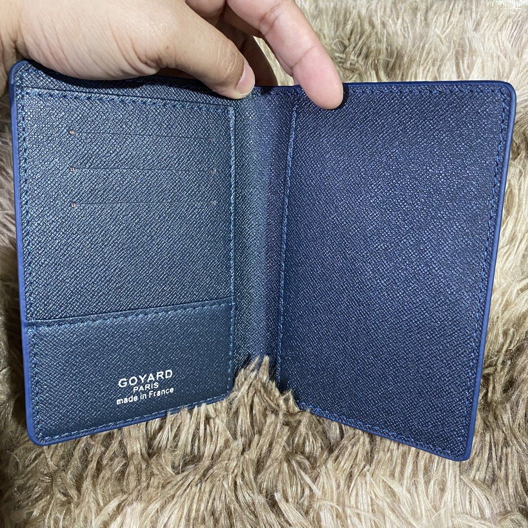 GOYARD PASSPORT HOLDER (navyblue) (Category: Wallets & Card holders) located in San Juan City. Submitted by pattycollection113 (Listing ID 1439579675, Image 2). Description: HELLO WELCOME TO OUR SHOP our product is high quality and onhand. PRODUCT INCLUDES: BOX and DUST BAG..