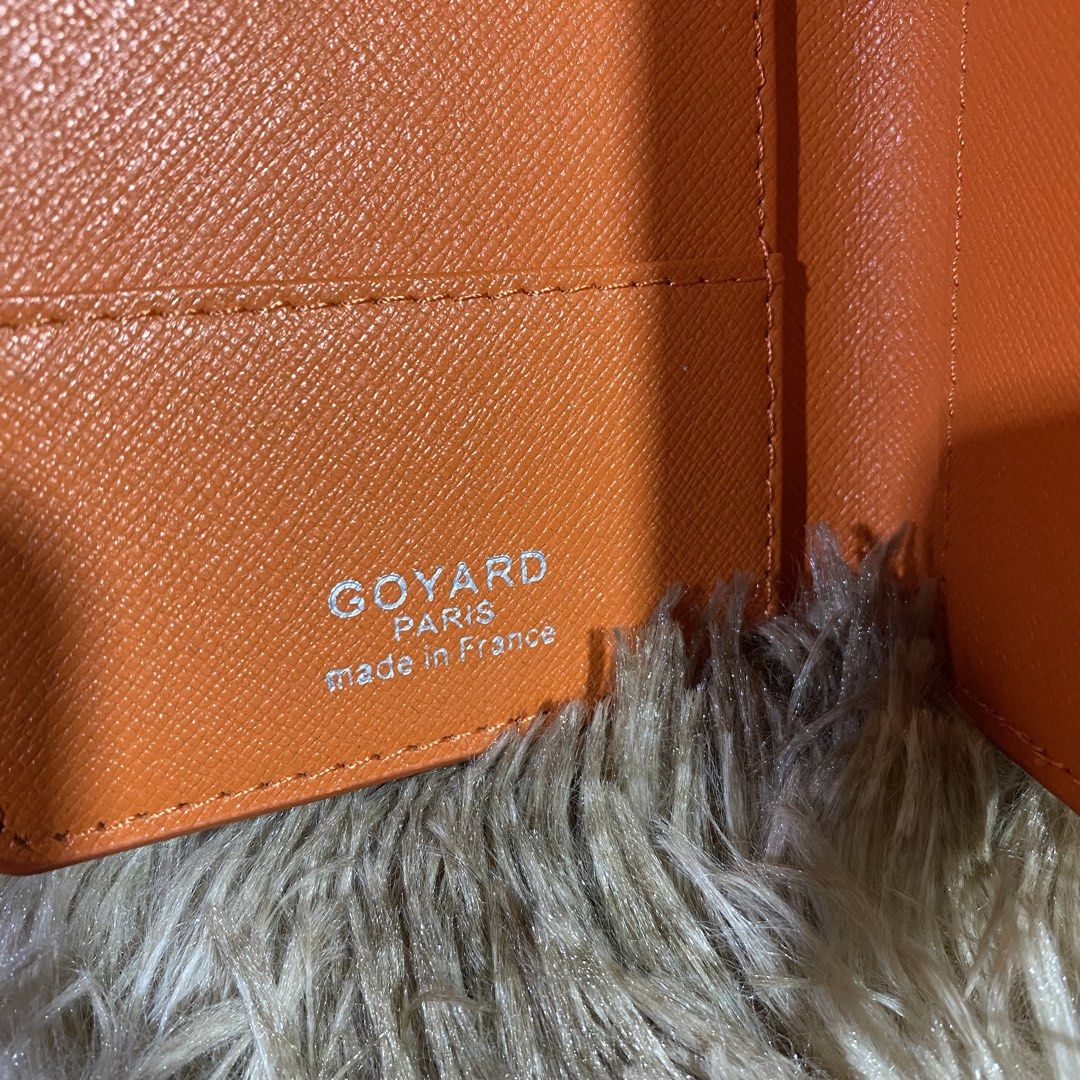 GOYARD PASSPORT HOLDER (orange) (Category: Wallets & Card holders) located in San Juan City. Submitted by pattycollection113 (Listing ID 1439578244, Image 3). Description: HELLO WELCOME TO OUR SHOP our product is high quality and onhand. PRODUCT INCLUDES: BOX and DUST BAG..