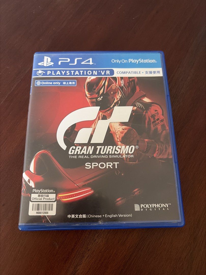 Gran Turismo Sport - PS4 (Category: PlayStation) located in Caloocan City. Submitted by whoisshio (Listing ID 1439487869, Image 1). Description: - Gran Turismo Sport for PlayStation 4 - Compatible with PlayStation VR - Chinese + English version - Official PlayStation product.
