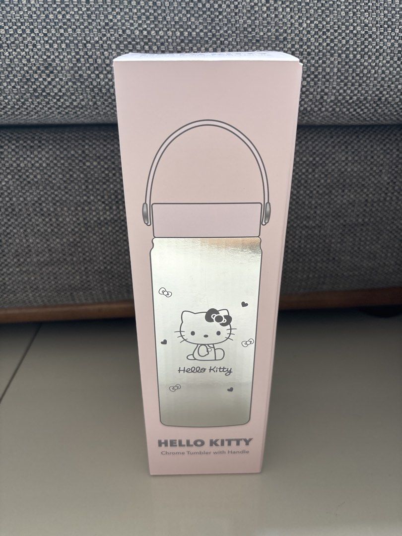 Hello Kitty Chrome Tumbler with Handle462082104477634560