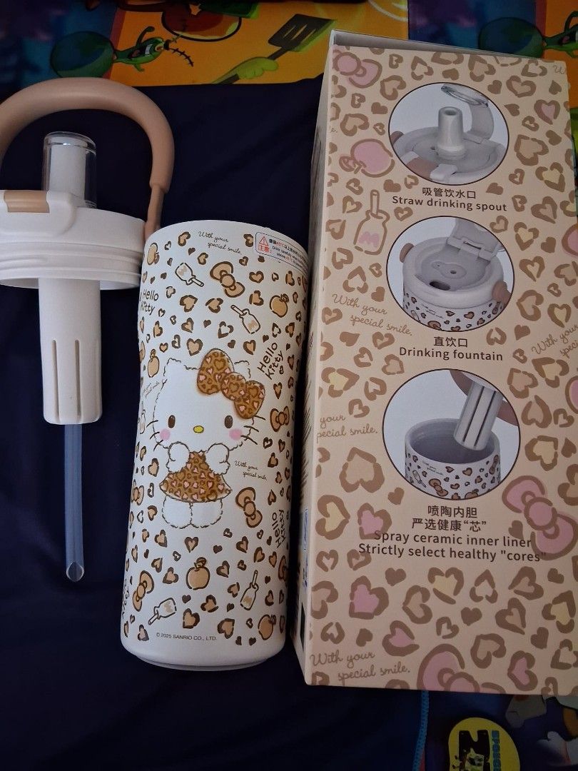 Hello Kitty Insulated Water Bottle with Straw461946076414627841
