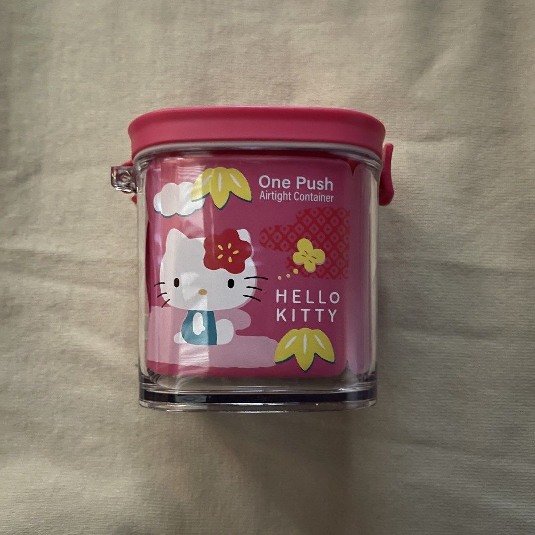 HELLO KITTY mini storage box snacks container (Category: Storage Boxes & Baskets) located in Taguig. Submitted by shop.reese (Listing ID 1439486228, Image 2). Description: Mini container for snacks (nuts, dried food, tea, coffee, pasta) 💌 Feel free to send me a msg if there’s any questions 💌 📍TAGUIG CITY .