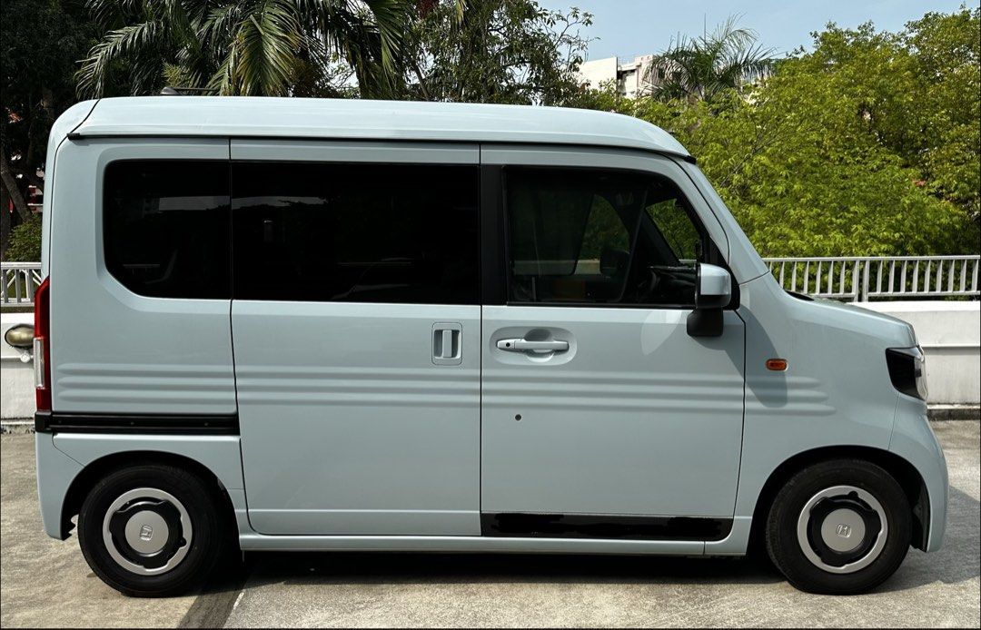 Honda N VAN STYLE FUN TURBO 660 CVT “Squirtle” Auto (Category: Used Commercial Vehicles for Sale) located in Singapore. Submitted by 5000x (Listing ID 1439470560, Image 1). Description: Immaculate interior, accident-free, and low mileage. Single owner. Registration date: April 2022 Viewing Location: Commonwealth Crescent, PM to arrange .