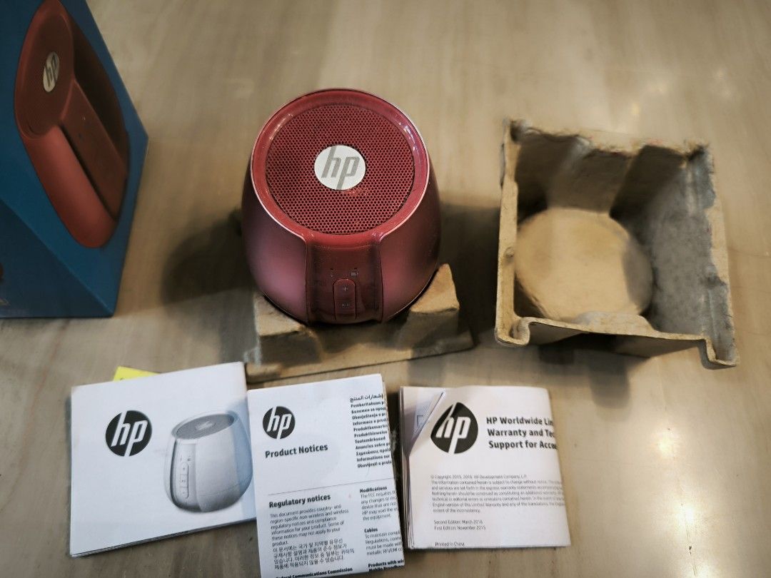 HP S6500 Wireless Mini Speaker - Red462112786282588161