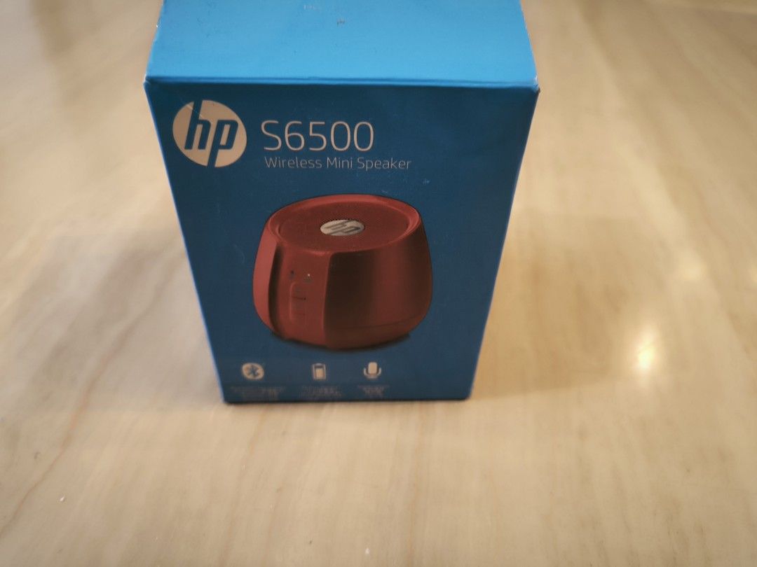 HP S6500 Wireless Mini Speaker - Red462112786282588160