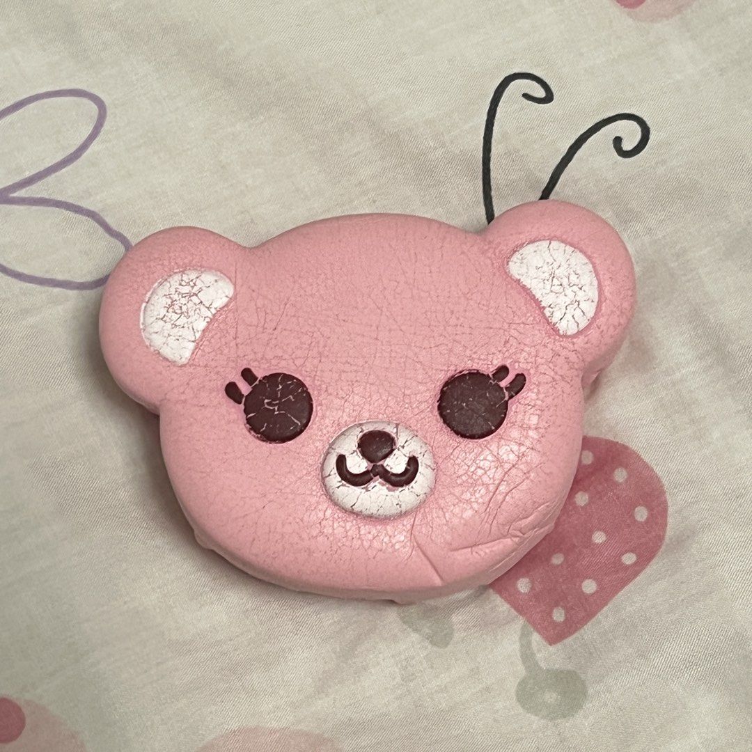 iBloom Tea Bear Squishy - Strawberry (Category: Designer & Blind Box Toys) located in Las Pinas. Submitted by thevallerys (Listing ID 1439502260, Image 1). Description: - has cracks - no OP.