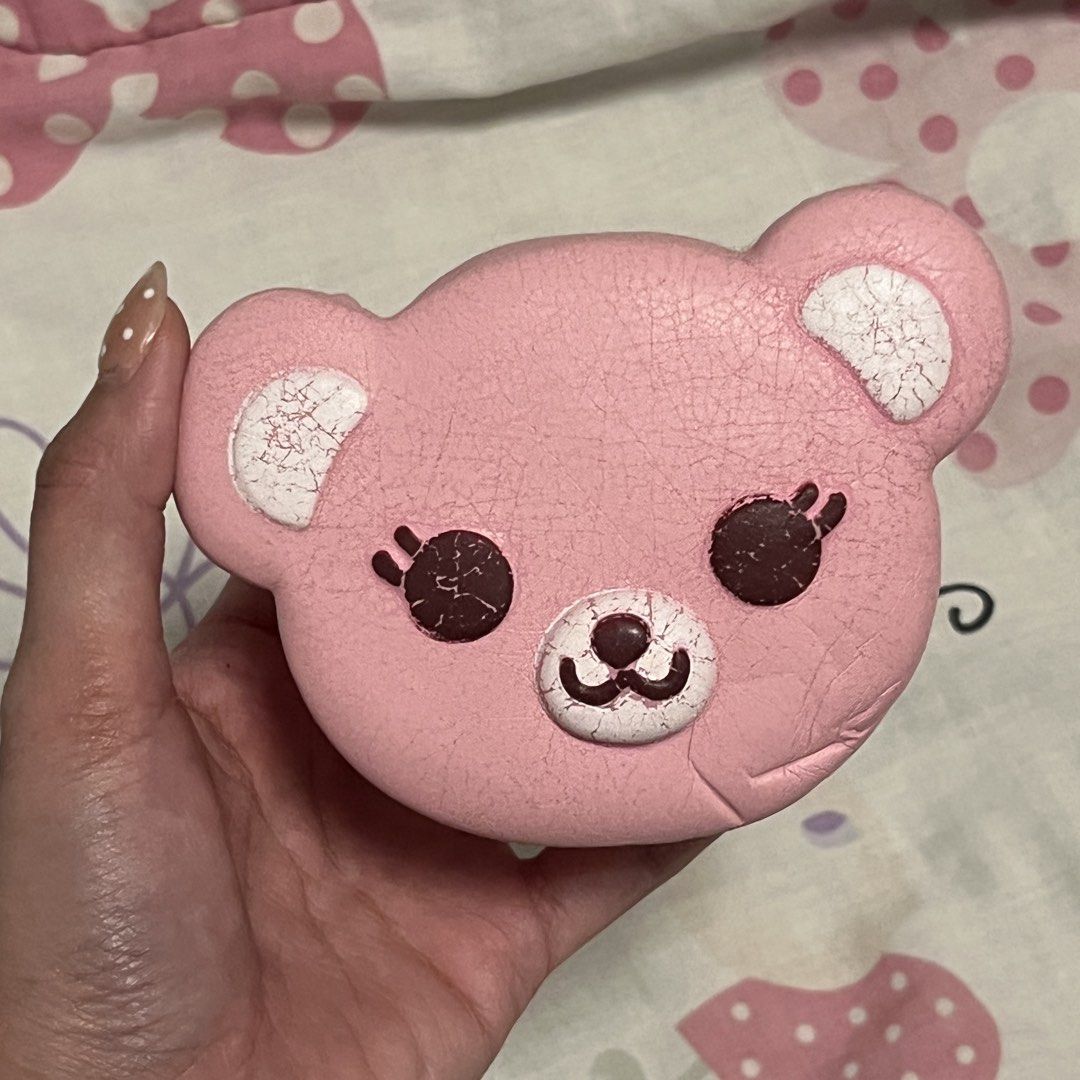 iBloom Tea Bear Squishy - Strawberry (Category: Designer & Blind Box Toys) located in Las Pinas. Submitted by thevallerys (Listing ID 1439502260, Image 2). Description: - has cracks - no OP.