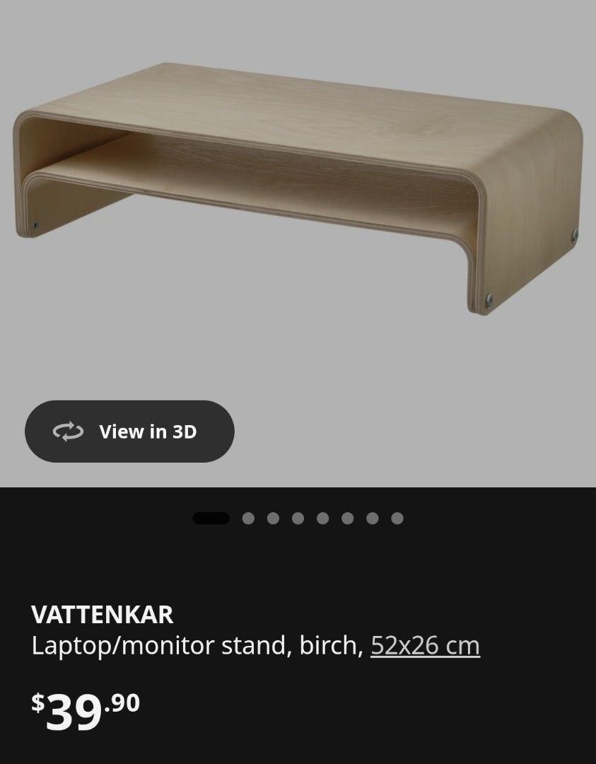 IKEA VATTENKAR Laptop/Monitor Stand462128880676382720