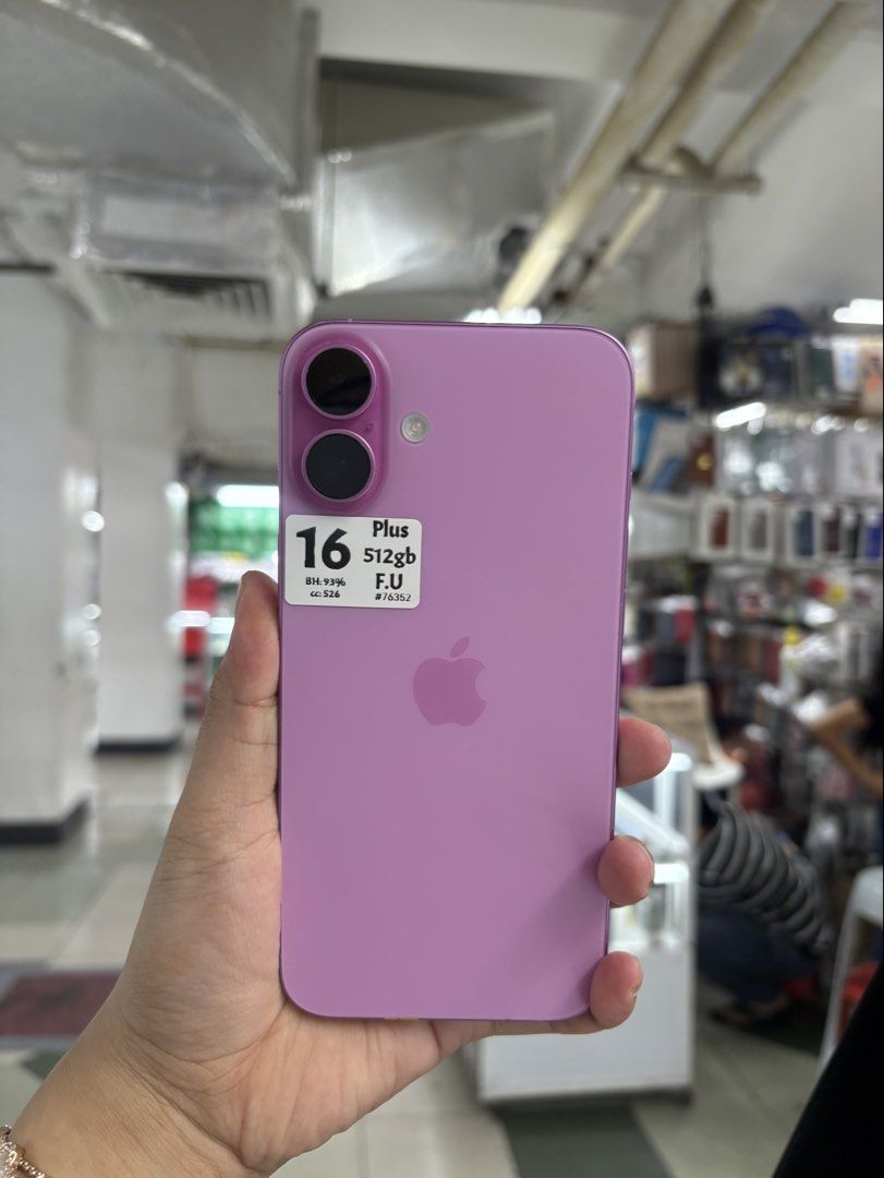 iPhone 16 Plus 512GB Factory Unlock No Issue Secondhand (Category: iPhone 16 Series) located in Pasig City. Submitted by FarAndRayShop (Listing ID 1439565944, Image 1). Description: OPEN FOR SWAP/SELLING/BUYING (RFS: Buy and Sell) Price: 46,499 iPhone 16 Plus 512GB •FACTORY UNLOCK •NO HIDDEN ISSUES •TEST TO SAWA •Authentic Phone Physical store in Greenhills Shopping Center XD-07 Stall Number Look For Rayray Or Anika NO CASH INSTALLMENT We are ope