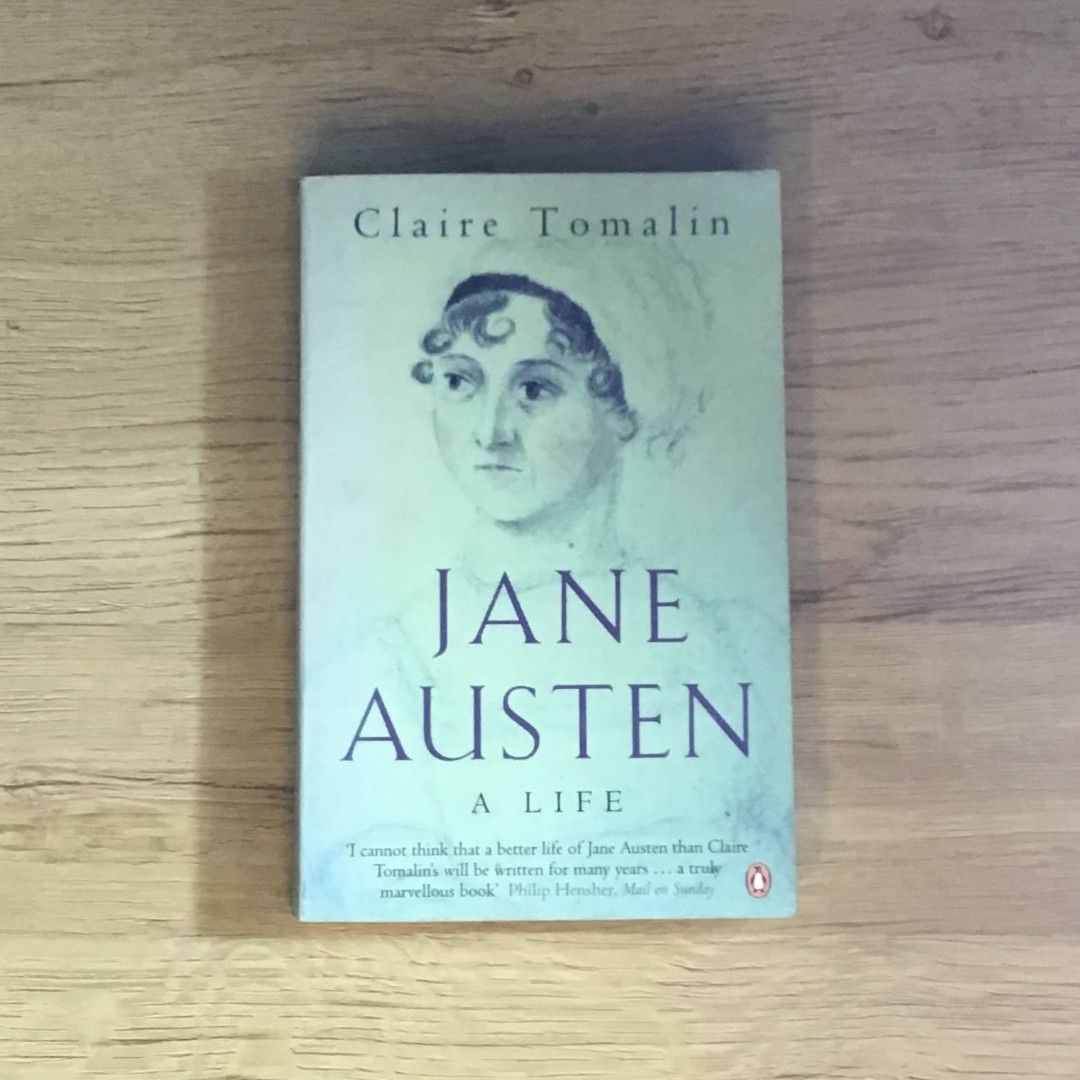 Jane Austen: A Life by Claire Tomalin (Category: Storybooks) located in Caloocan City. Submitted by animobooks (Listing ID 1439426180, Image 1). Description: Copy of "Jane Austen: A Life" by Claire Tomalin. It is a biography of the famous author. Published by Penguin Books. The book has a portrait of Jane Austen on the cover. The back of the book contains quotes about the book. The ISBN is 978-0140255777. * Normal size Paperback * AUTHENTIC BOOK 