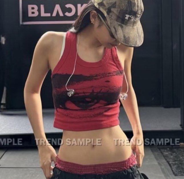 Jennie graphic crop tank top (Category: Sleeveless) located in Paranaque City. Submitted by vanilleoir (Listing ID 1439307190, Image 1). Description: jennie merch tank top dm for more questions price nego ONLY LALAMOVE NO EXCEPTION !! NO EXTRA PICS NO WW !! price easily nego ❕payment FIRST basis ❕sf is shouldered by the buyer 📍parañaque mop - gcash ONLY! mod - lalamove ONLY! can sdd, booking thru ME !! no low ballers !! no cancellations/refunds 