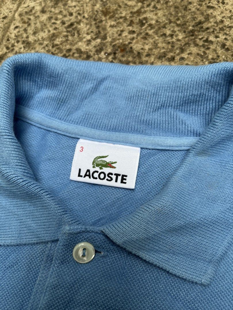 Lacoste Blue Polo Shirt (Category: Tshirts & Polo Shirts ) located in Davao. Submitted by streetsight (Listing ID 1439543780, Image 2). Description: LACOSTE ROYAL BLUE 📌EXCELLENT CONDITION SIZE 3 WIDTH 20 LENGTH 27 📍1200.