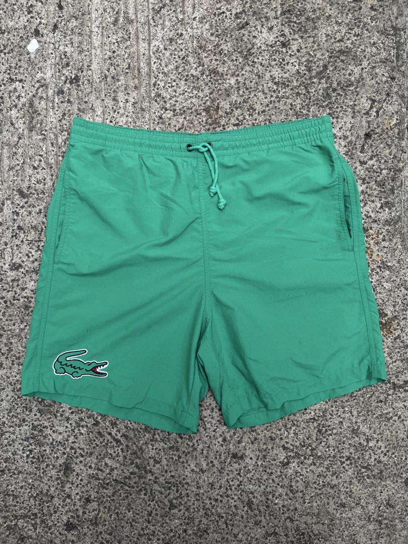 Lacoste Green Shorts Size 4 (Category: Shorts) located in Davao. Submitted by streetsight (Listing ID 1439545257, Image 1). Description: LACOSTE SHORT NYLON🐊 📌EXCELLENT CONDITION SIZE 4 WAIST 30-32 LENGTH – 18 📍1650.