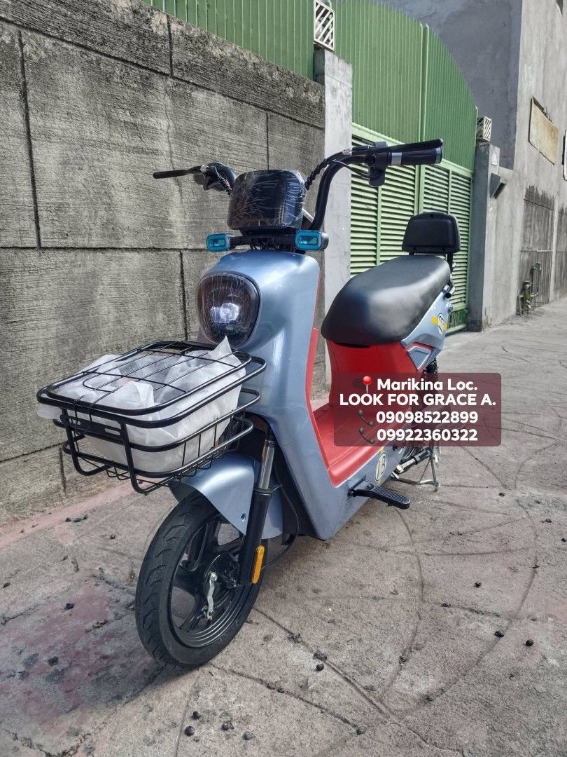 LEXIE MINI MOTOR TYPE 2WHEELS E-BIKE (Category: Bicycles) located in Antipolo. Submitted by mgrace0920 (Listing ID 1439513824, Image 3). Description: RESTOCKED‼️😍🤩 FAST MOVING LANG TO DAHIL PERFECT PANG 2SEATERS NA AT HINDI NA MAHIHIRAPAN SUMAKAY YUNG ANGKAS MO 😁😊 NAKA 500WATTS NA DIN YARNNN 😱 👉LEXIE MINI MOTOR TYPE 2WHEELS E-BIKE ▪️500Watts Motor 48V12AH▪️14,*99👌 48V20AH▪️16,*99👌 AVAILABLE COLORS 🛵Black 🛵White 🛵Red 🛵Skyblue 🛵Gray ✅F