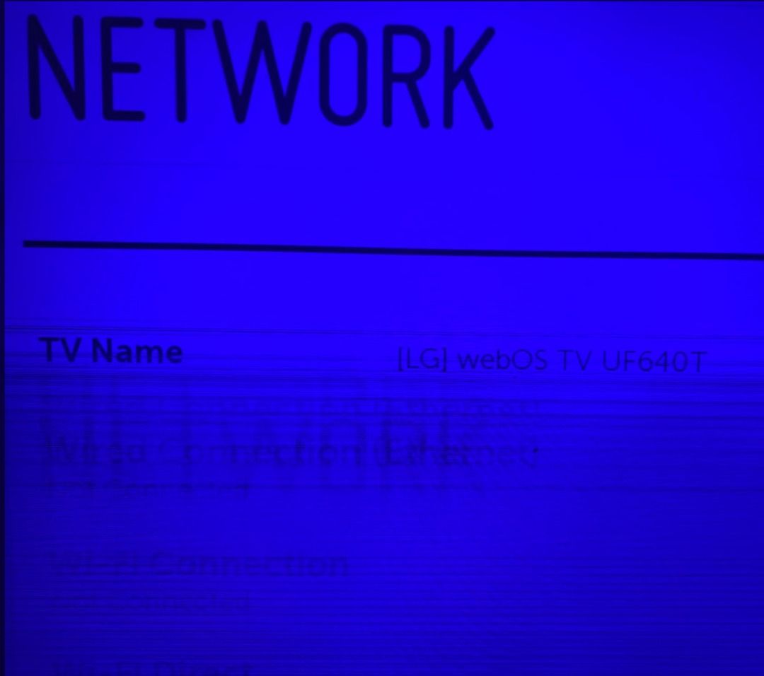 LG webOS TV UF640T 43-inch (Category: TV) located in Manila. Submitted by wisik06 (Listing ID 1439459580, Image 2). Description: LG webOS TV model UF640T. Picture not working.