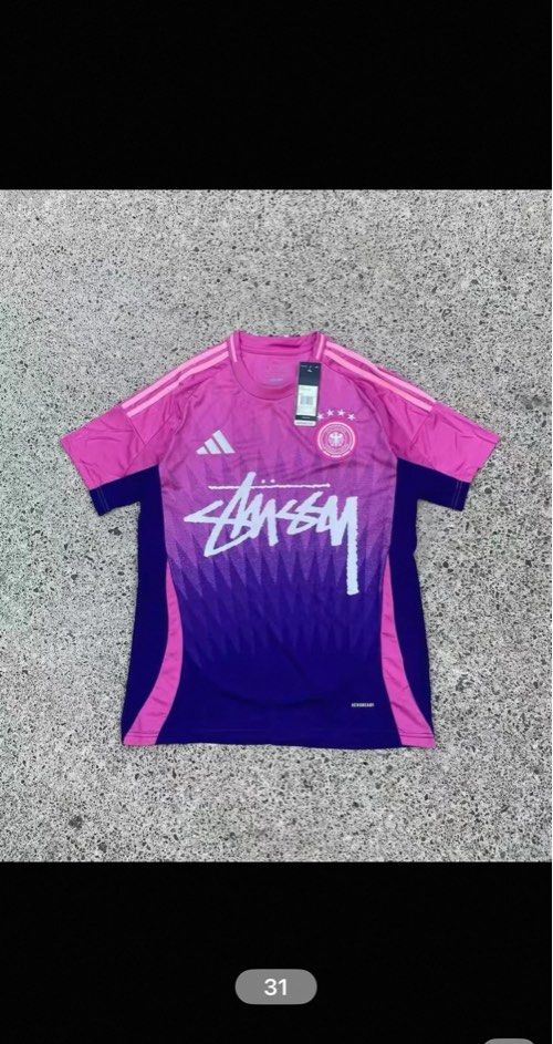 (LIMITED) Stussy Jerseys authentic (Category: Tshirts & Polo Shirts) located in Singapore. Submitted by wfindzz1 (Listing ID 1439492363, Image 1). Description: - Authentic Stussy Jersey - Different designs/countries - Suitable for streetwear - Fashionable clothing - Various sizes (dm me your sizing).