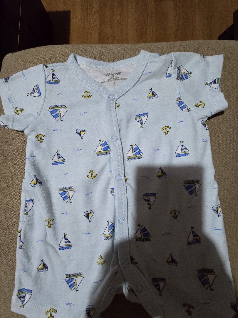 Little Me Baby Romper 3M (Category: Babies & Kids Fashion) located in Las Pinas. Submitted by luxeprelovedstuff (Listing ID 1439445126, Image 3). Description: - Adorable Little Me baby rompers. - Available in two fun designs: - Playful dog print - Nautical theme with sailboats and anchors - Comfortable fit for your baby. - Features snap closures for easy dressing and diaper changes..