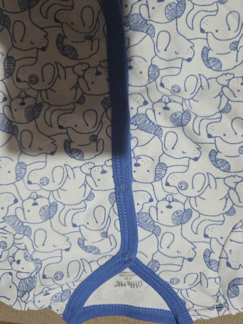 Little Me Baby Romper 3M (Category: Babies & Kids Fashion) located in Las Pinas. Submitted by luxeprelovedstuff (Listing ID 1439445126, Image 2). Description: - Adorable Little Me baby rompers. - Available in two fun designs: - Playful dog print - Nautical theme with sailboats and anchors - Comfortable fit for your baby. - Features snap closures for easy dressing and diaper changes..