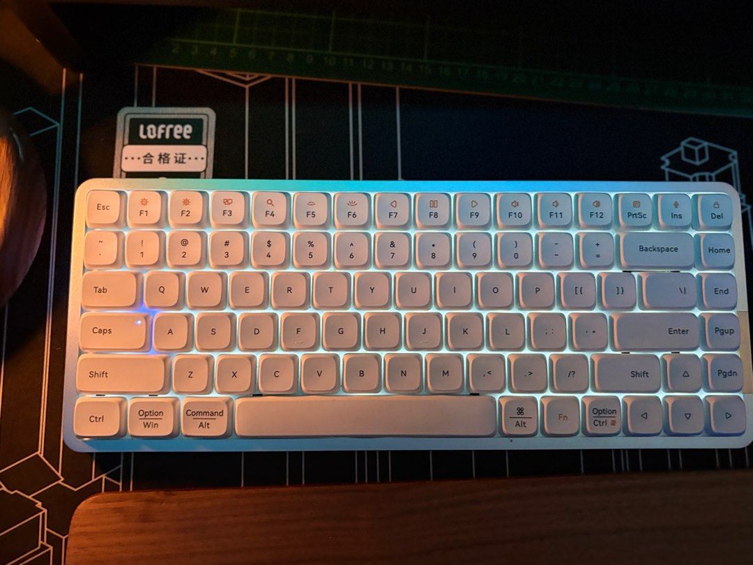 Lofree Flow 84 (White / Ghost Linear) - Like New, Complete Set (Category: Computer Keyboard) located in San Pedro. Submitted by mycahangela (Listing ID 1439512715, Image 2). Description: Selling my Lofree Flow84 in White with Ghost Linear switches. Only lightly used for testing and still in excellent condition. Comes complete with all original packaging/accessories (RFS: Already using another keyboard as my daily driver.) Typing feel is super smo