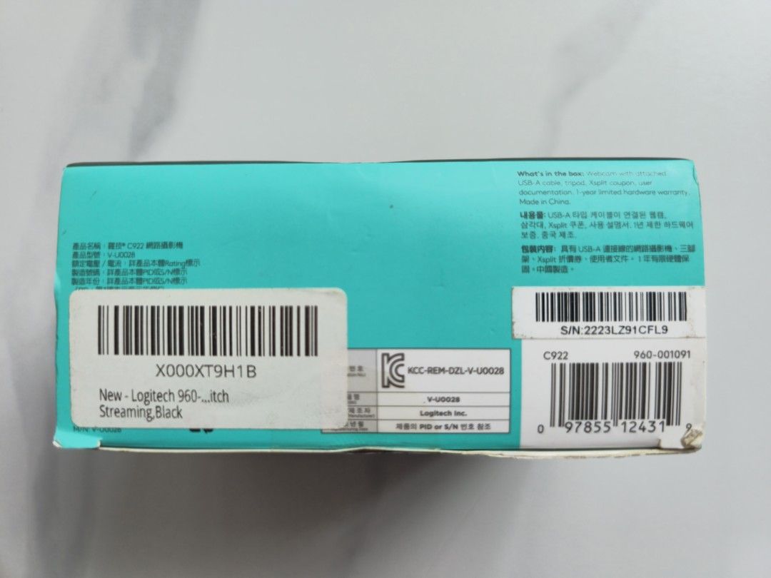 Logitech C922 Pro HD Stream Webcam - Brand New462151485909248001