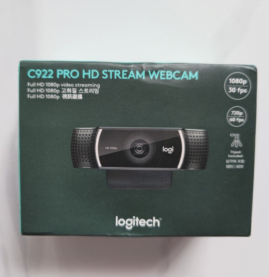 Logitech C922 Pro HD Stream Webcam - Brand New462151485909248000