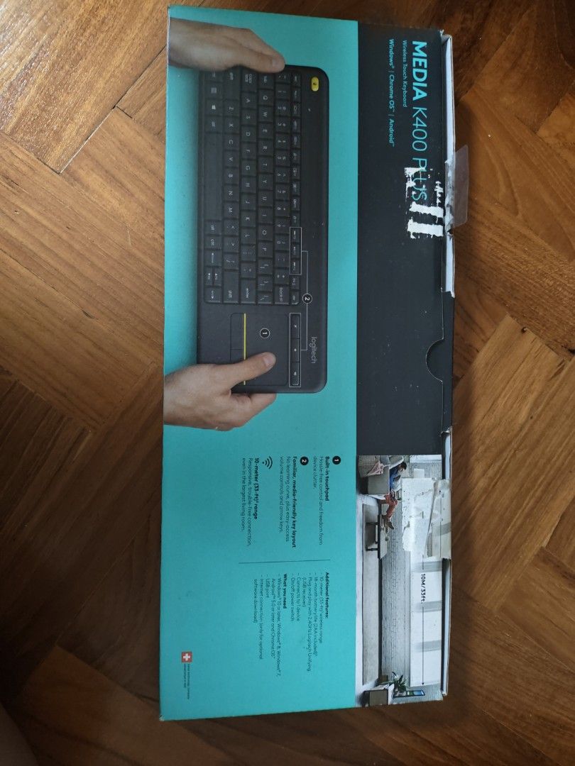 Logitech K400 Plus Wireless Touch Keyboard462122348520427522