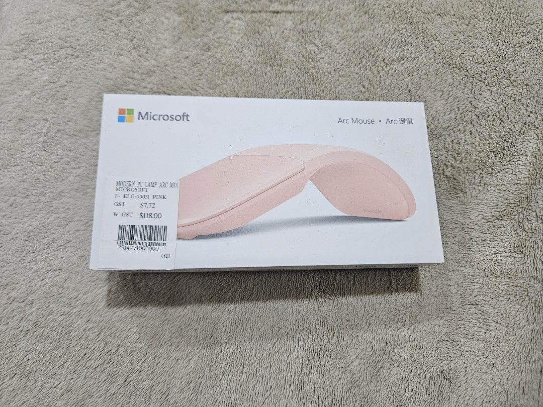 Microsoft Arc Mouse - Blush Pink - Brand New462358789993287680
