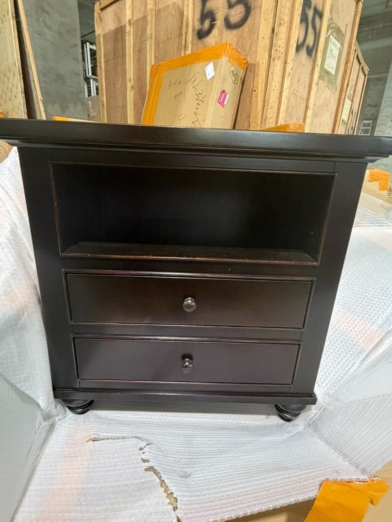 Minimalist Walnut Side Cabinet, Furniture &amp; Home Living, Furniture ...