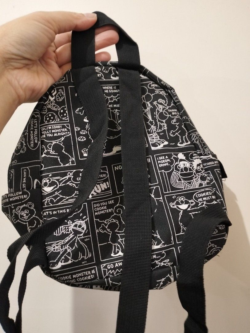 Miniso Sesame Street Kid's Backpack (Category: Babies & Kids Fashion) located in Baguio. Submitted by toys_of_yesteryear (Listing ID 1439561999, Image 2). Description: FB-page: Follow me on Toys of Yesteryear 2600 for more items! 📌loc. Baguio ------------------------- Send price offer only when you are SURE to buy. I will not entertain Lowballers or barat offer " If your offer is accepted, please ensure you follow through prompt updates rather t