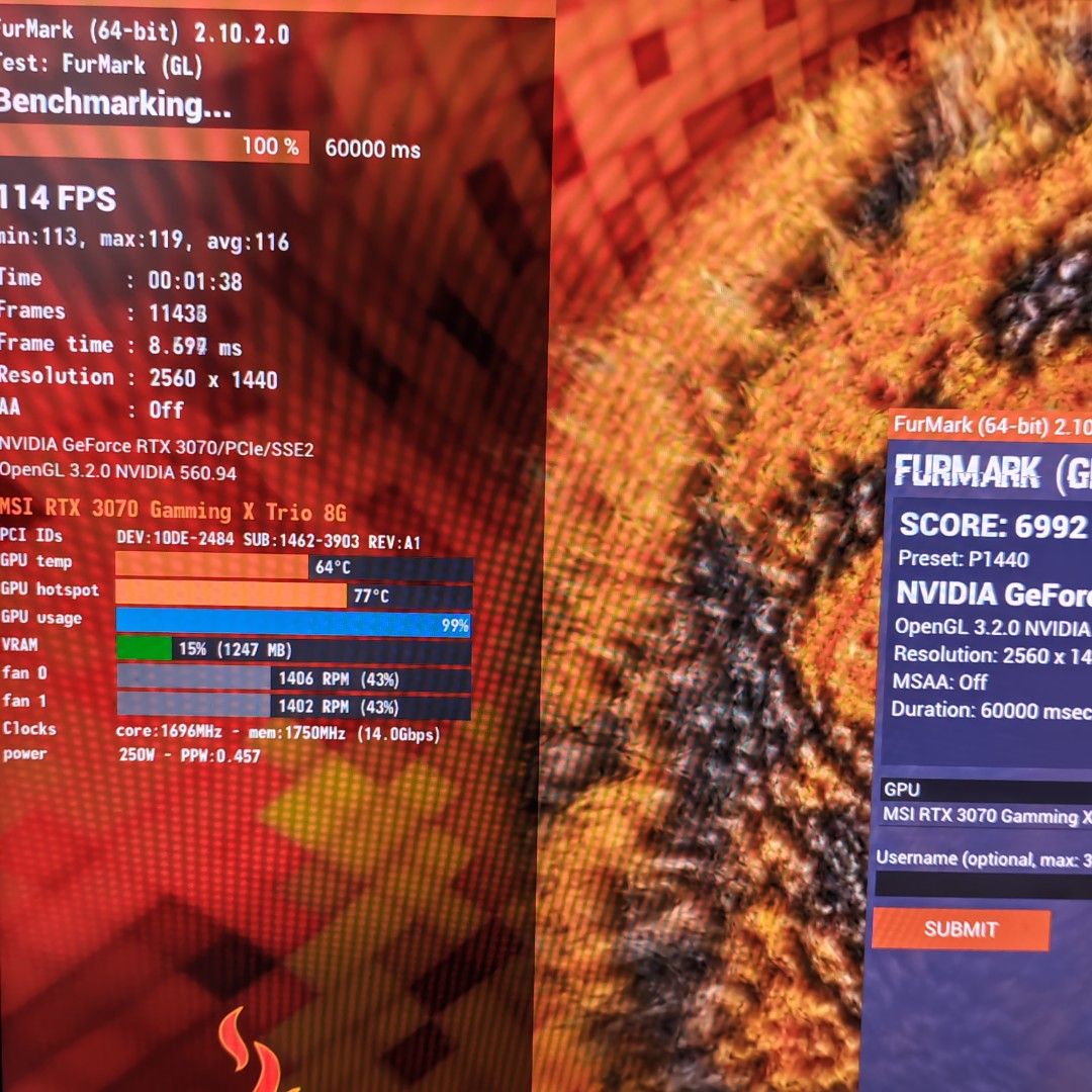 MSI 3070 Gaming X Trio461768188757299203